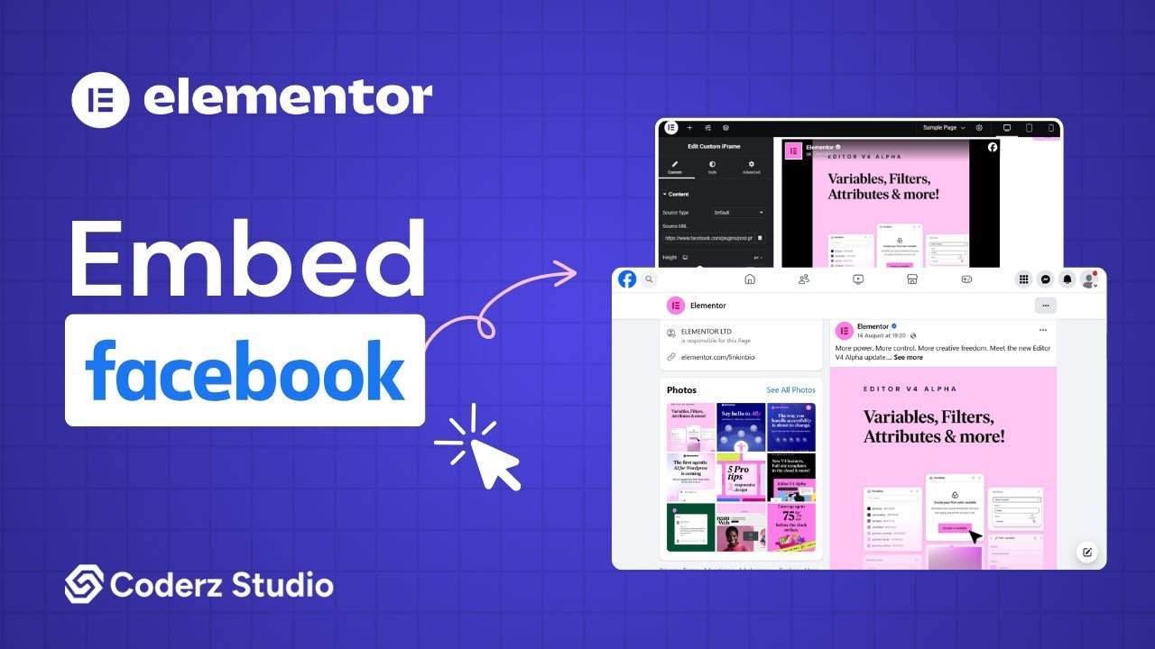 Show Facebook Posts in Elementor – Embed Social Content Seamlessly