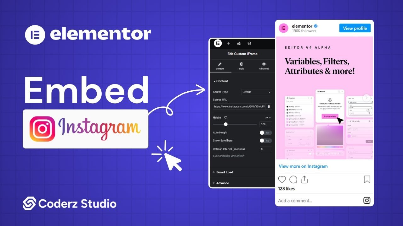 How to Embed Instagram post in Elementor for FREE | Embed Social Post in Elementor!
