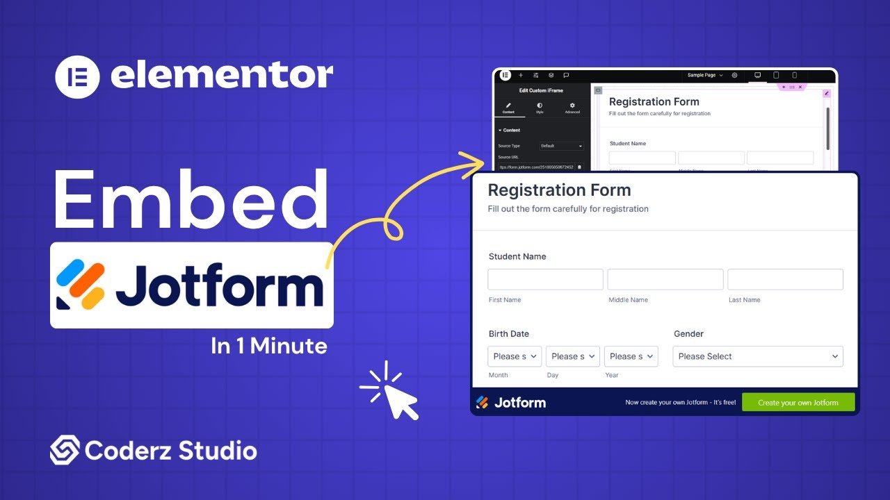 How to Embed a JotForm in Elementor? (Quick & Easy)