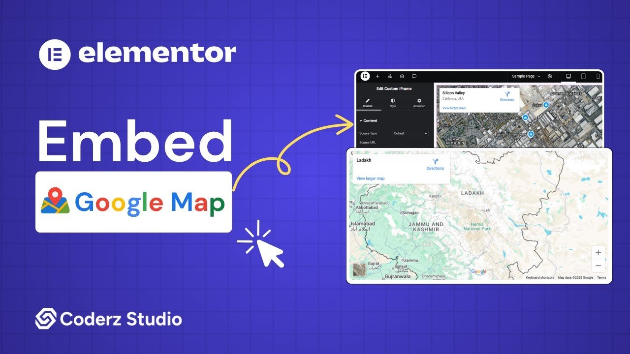 How to Embed Google Map in Elementor for FREE in 2025? (Quick & Easy)